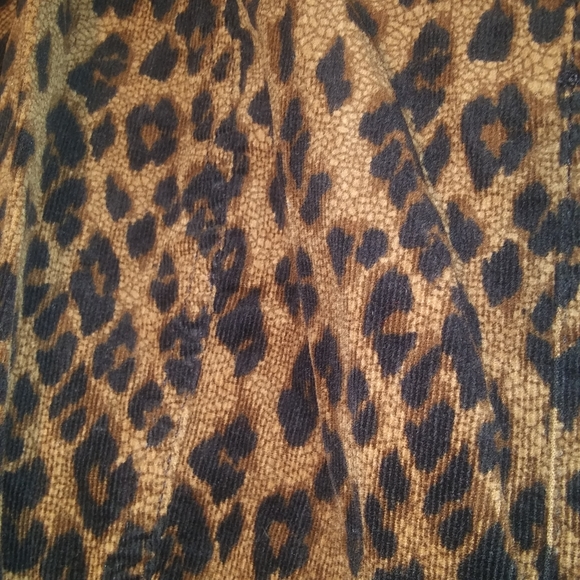 Charter Club Corduroy Leopard Print Small Jacket EUC! - Picture 7 of 12